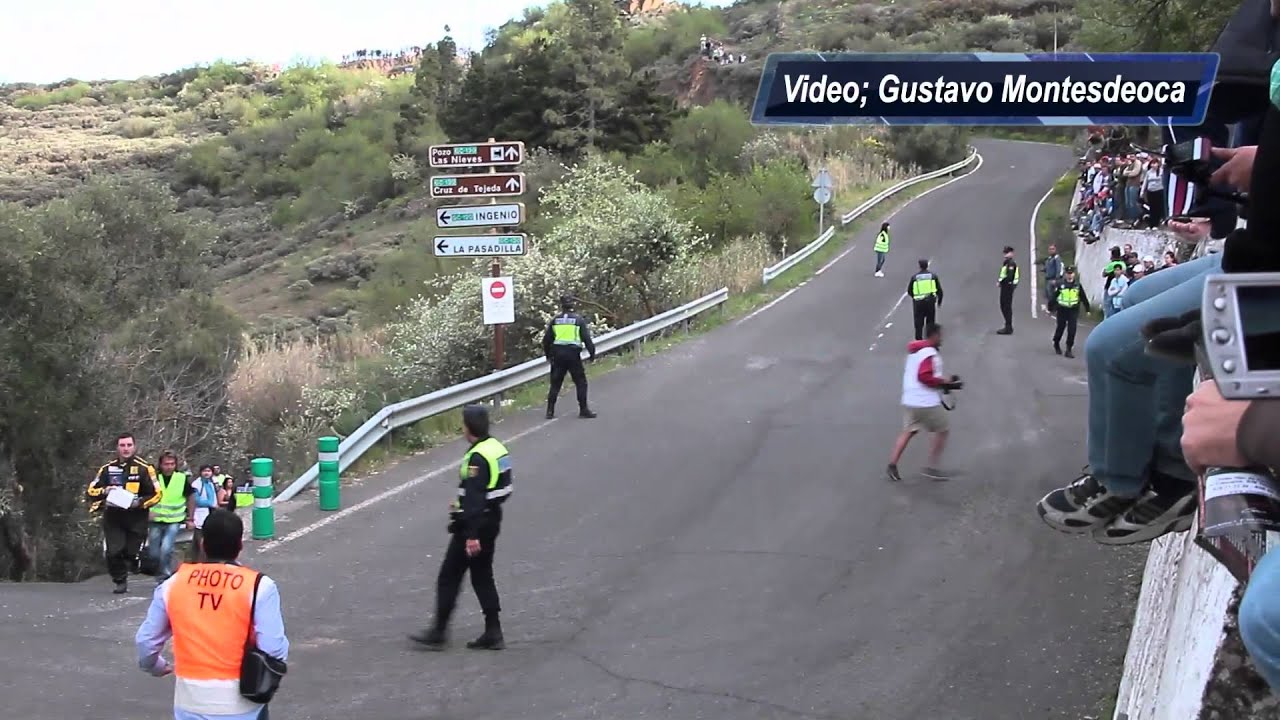 Accidente Marco lorenzo, Rally islas canarias 2012, trofeo el corte ingles 2012 - Mac and PC.mp4