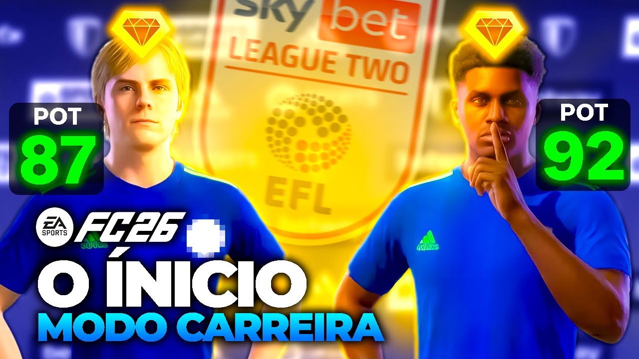 SÓ JOVENS NO TIME! | EA FC 26 | Modo Carreira EP1