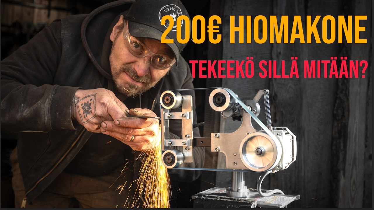 Halpis hiomakone vevorilta testiss&auml;