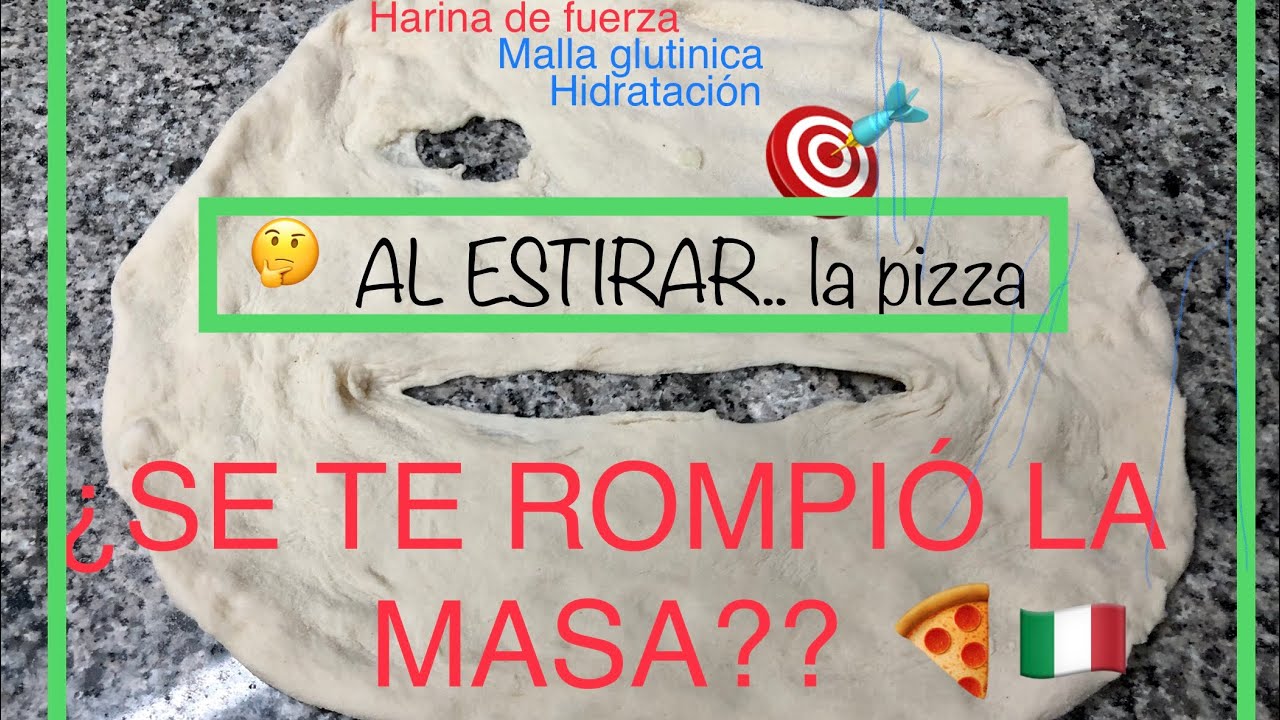 ¿AL ESTIRAR LA MASA SE TE ROMPE? l ¿ Las razones? l Analizamos juntos los factores que influyen...