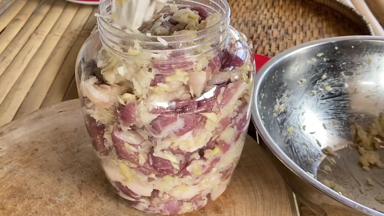 แหนมหมูสามชั้น ซี่โครงหมูย่าง #food #cooking #อร่อย #กับแกล้มกับข้าว | สไตล์นายแทน