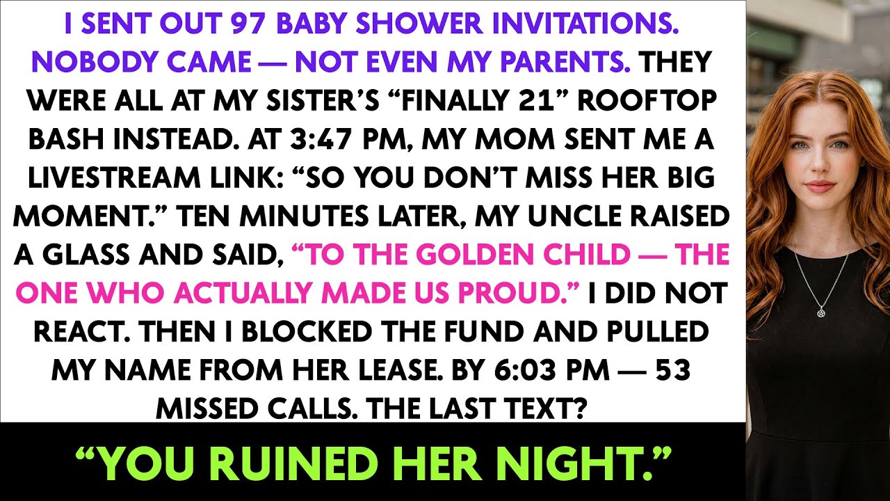 I Sent Out 97 Baby Shower Invitations. Nobody Came—Not Even My Parents.They Were All At My Sister’s