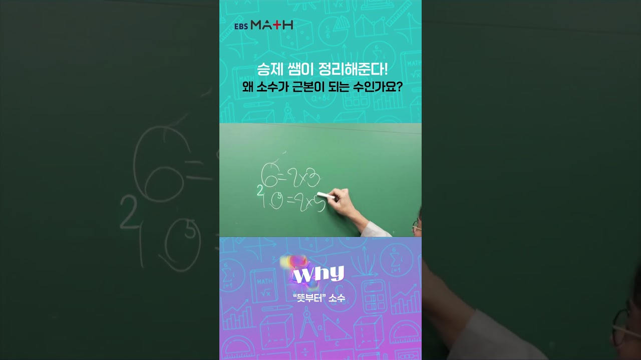 소수가 왜 근본이 되는 수에요?｜EBSMath WHY｜#정승제 #EBSMath