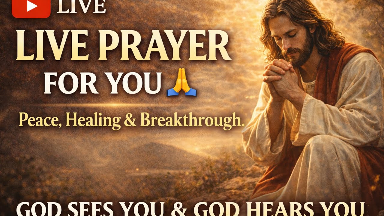LIVE PRAYER FOR YOU 🙏 | God’s Peace, Healing & Breakthrough #prayer @GospelTruthFaith 