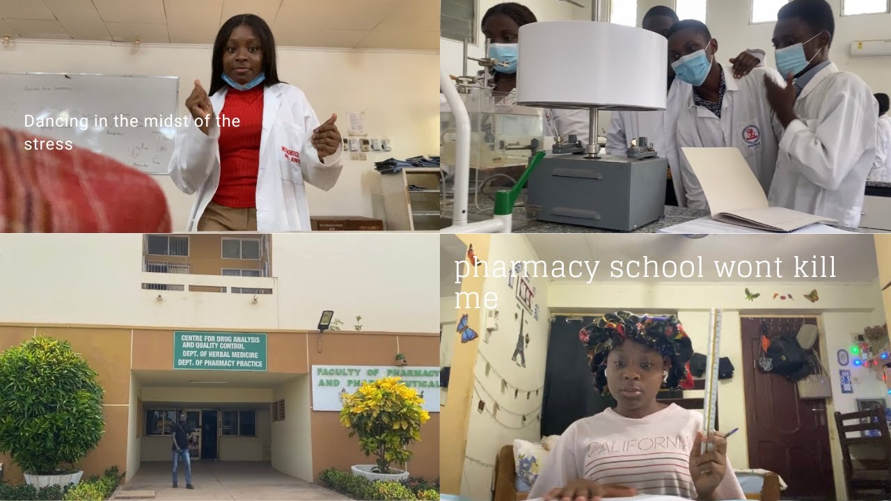 VLOG 1/ WEEK IN MY LIFE AS A DOCTOR OF PHARMACY COLLEGE STUDENT(KNUST) (LABS,CLASSES,GOING TO READ)