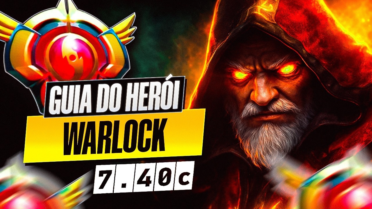 Como Jogar de Warlock e SUBIR seu MMR no Dota 2 | GUIA COMPLETO PATCH 7.40C