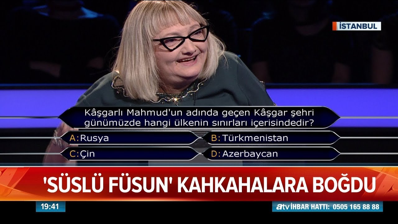 Süslü Füsun kahkahalara boğdu - Atv Haber 4 Temmuz 2019