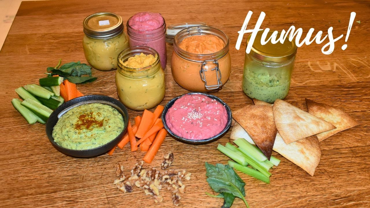 4 Versiones de Humus Deliciosos!