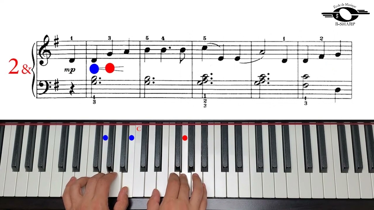 The Man on the Flying Trapeze, Moderate version, John Thompson`s easiest piano course, Book 4
