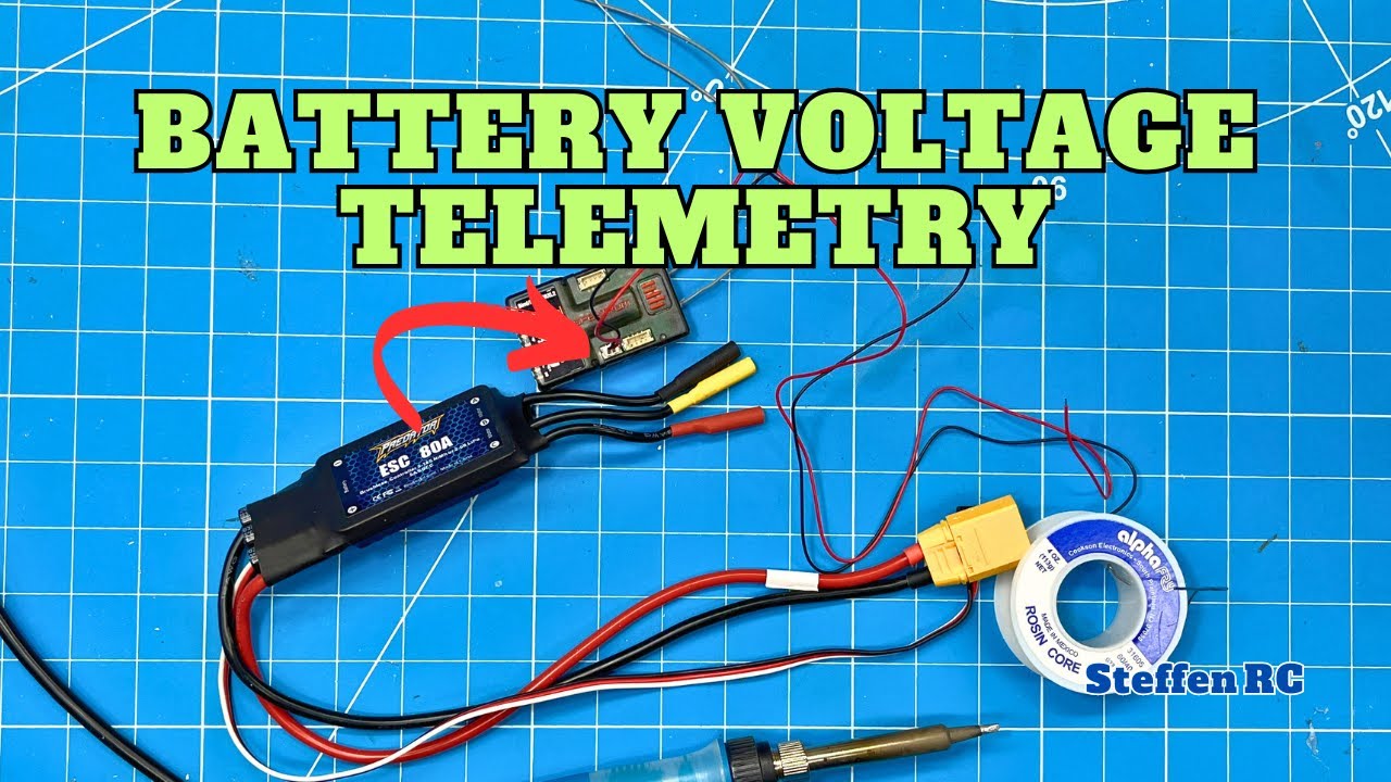 How to use Spektrum voltage telemetry lead