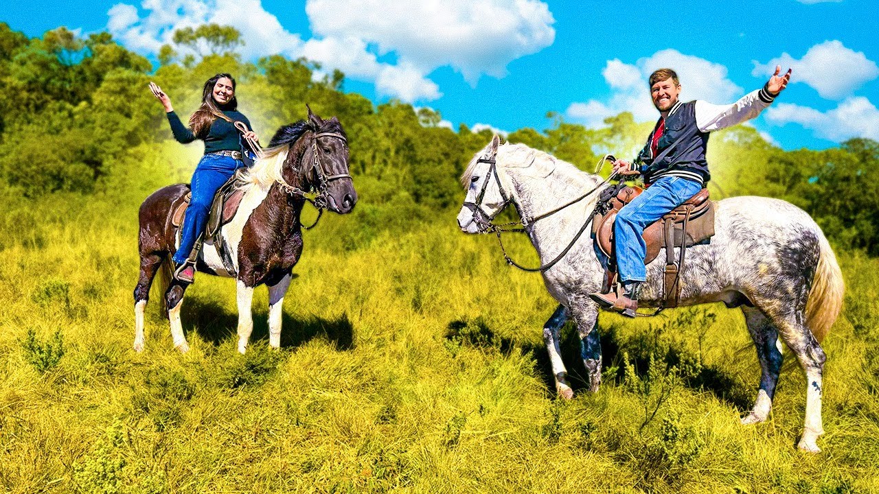 SUBIMOS A MONTANHA MAIS ALTA DE CAVALO!!