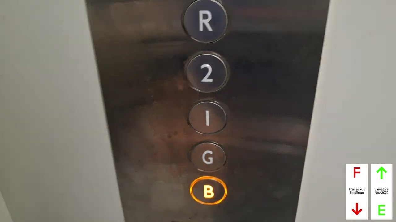 (4K RESOLUTION) Mitsubishi GFC-L3 Elevator At Senen Jaya Block 1 & 2