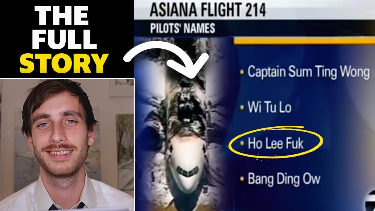 The STORY behind Asiana Pilots Names KTVU News Fail