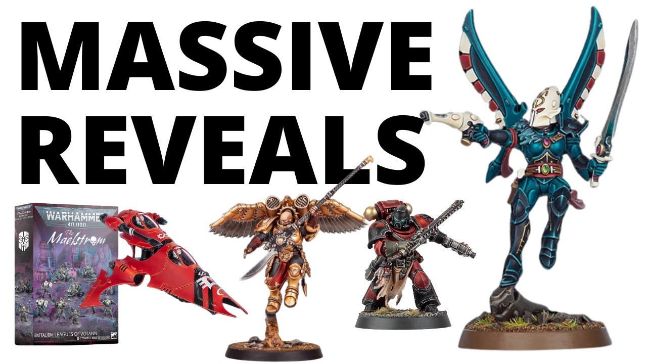 MASSIVE Reveals for Warhammer 40K - Chaos Marines, Aeldari, Custodes and More!