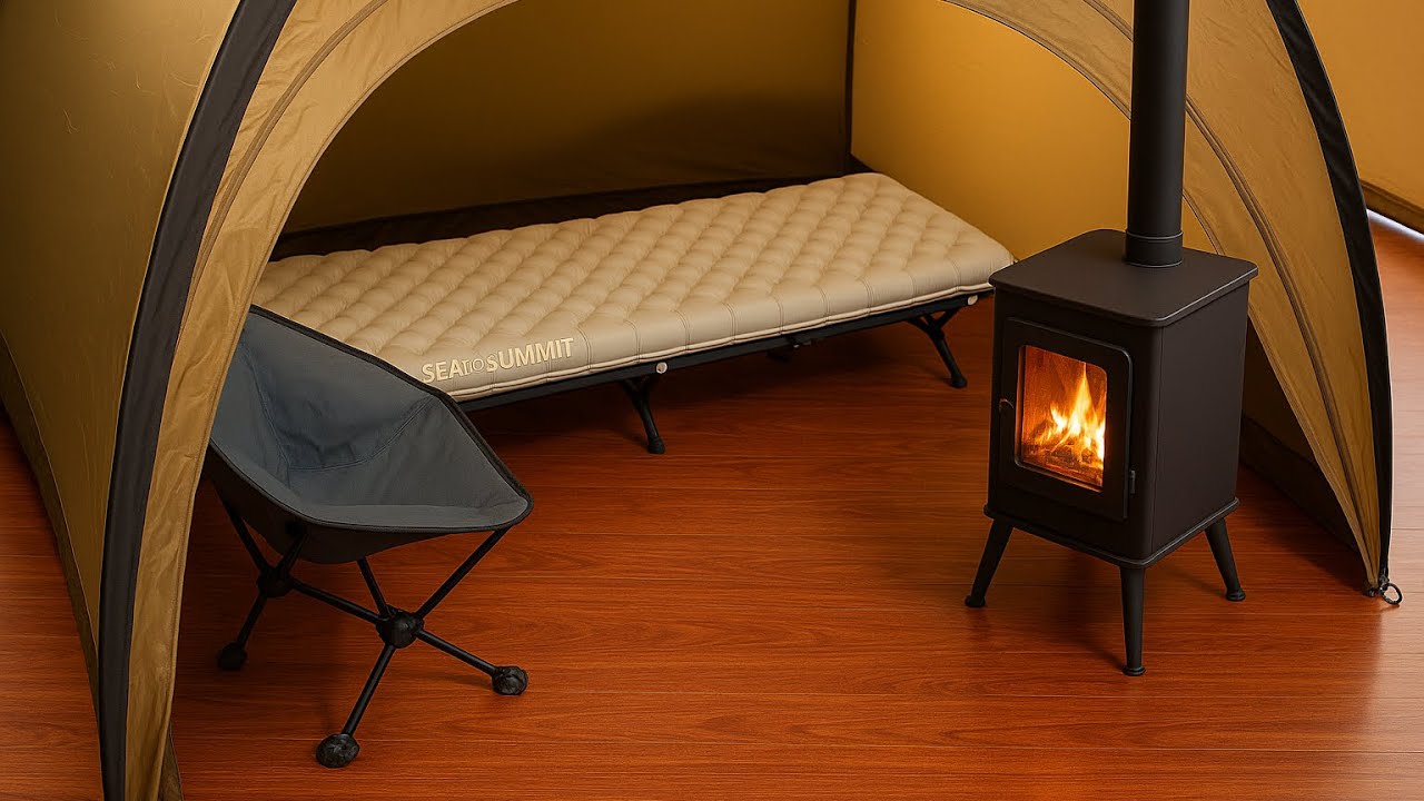 OneTigris Coco NEST Solo Hot Tent test setup for my camping trip