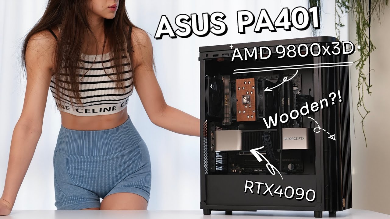 So Attract me！Chassis Artwork？Building ProArt case PA401 All Black with NOCTUA