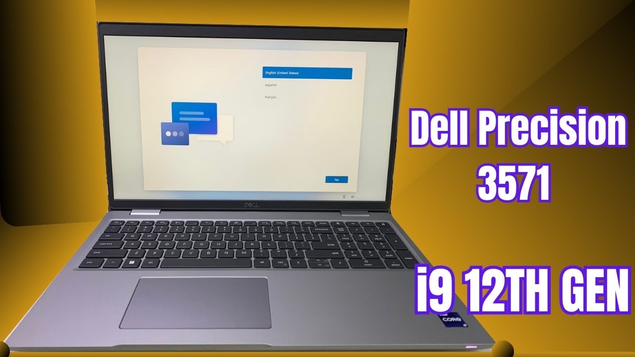 Dell Precision 3571 i9 12th gen disassembly and upgrade