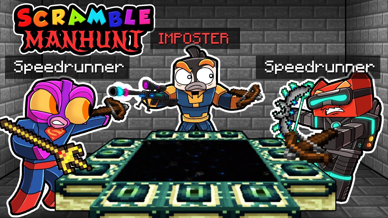 Manhunt IMPOSTER! (Speedrunners vs Hunter?)