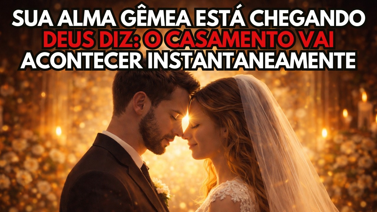 SUA ALMA GÊMEA ESTÁ CHEGANDO — DEUS DIZ QUE O CASAMENTO VAI ACONTECER INSTANTANEAMENTE ✨