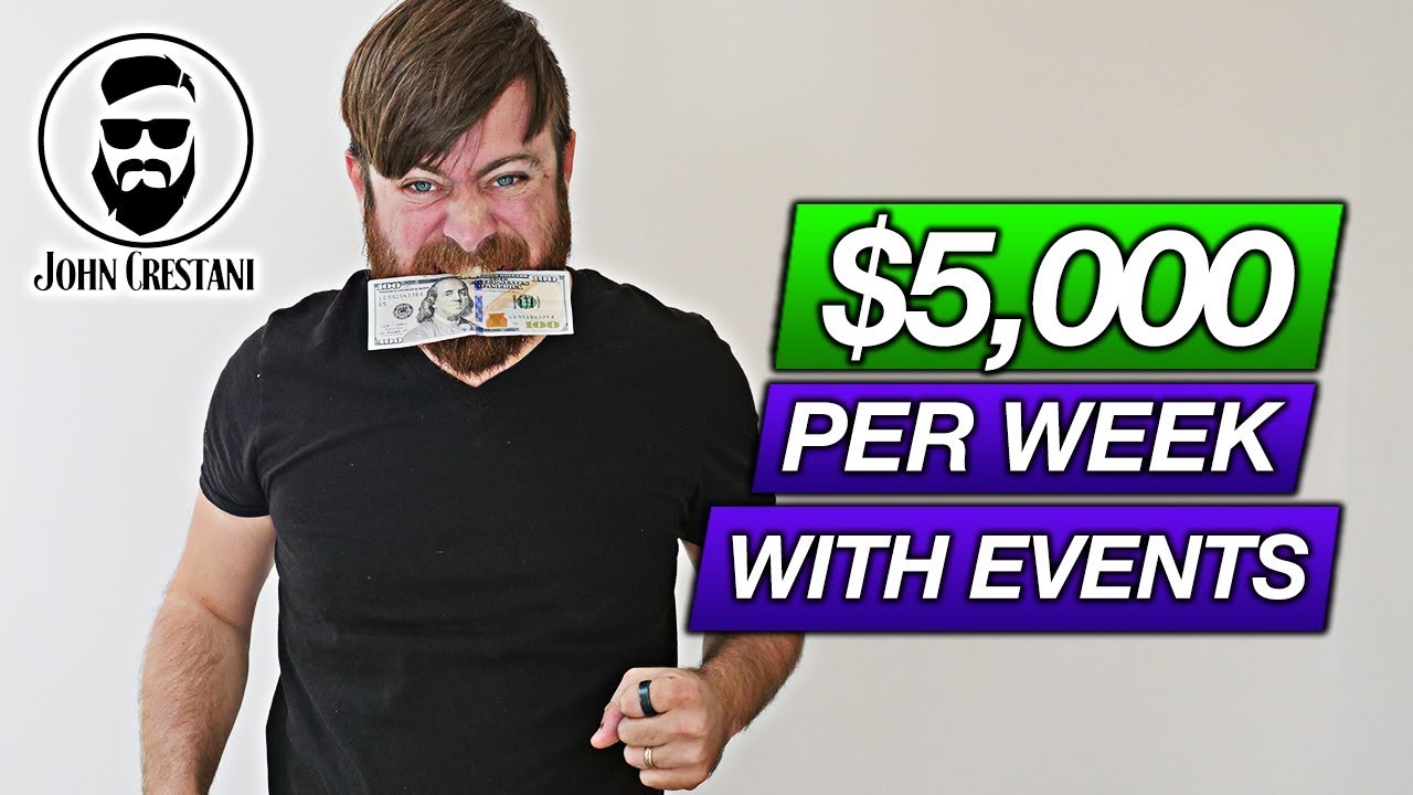 Earn $5,000 Per Week Hosting Local Events (On MeetUp, EventBrite And Facebook)
