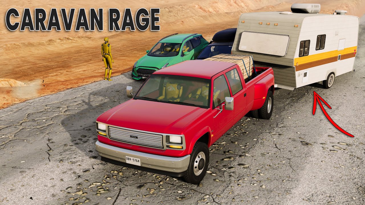BeamNG Drive - Cars vs RoadRage #10