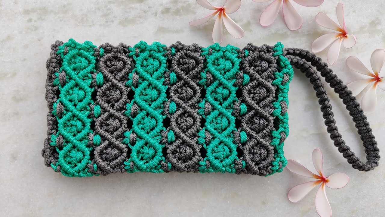 Macrame purse making tutorial || easy Macrame hand bag 🛍️| sangitas craft
