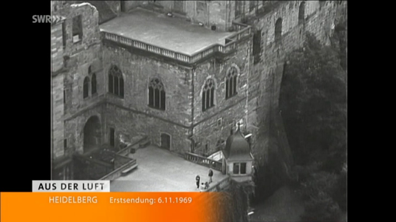 Aus der Luft - Heidelberg 1969