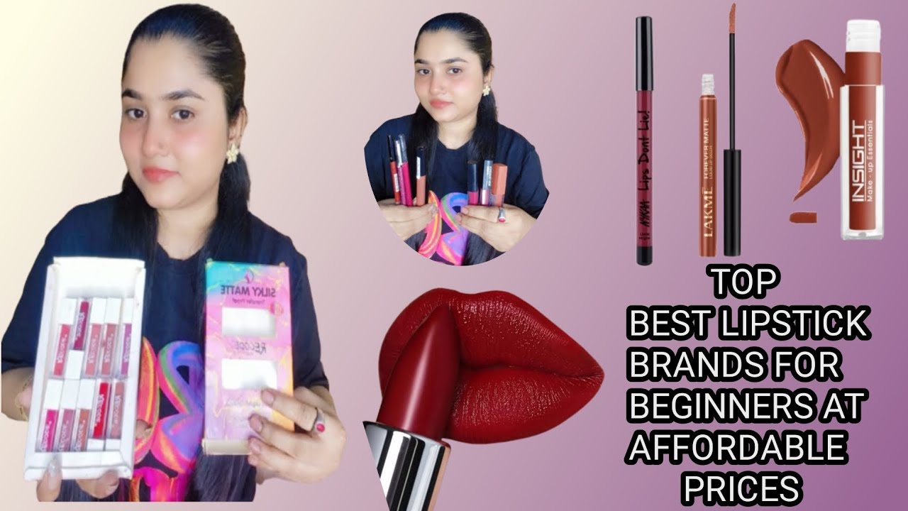 Top Best Lipstick Brands For Beginners at Affordable Prices @RecodStudio @ASHIYANAMAKEOVERS #makeup 