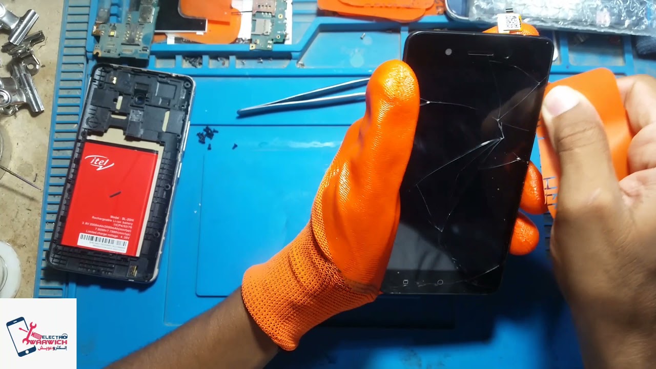تغيير تاكتيل وشاشة itel A16 plus Disassimble and touch .LCD Replacement