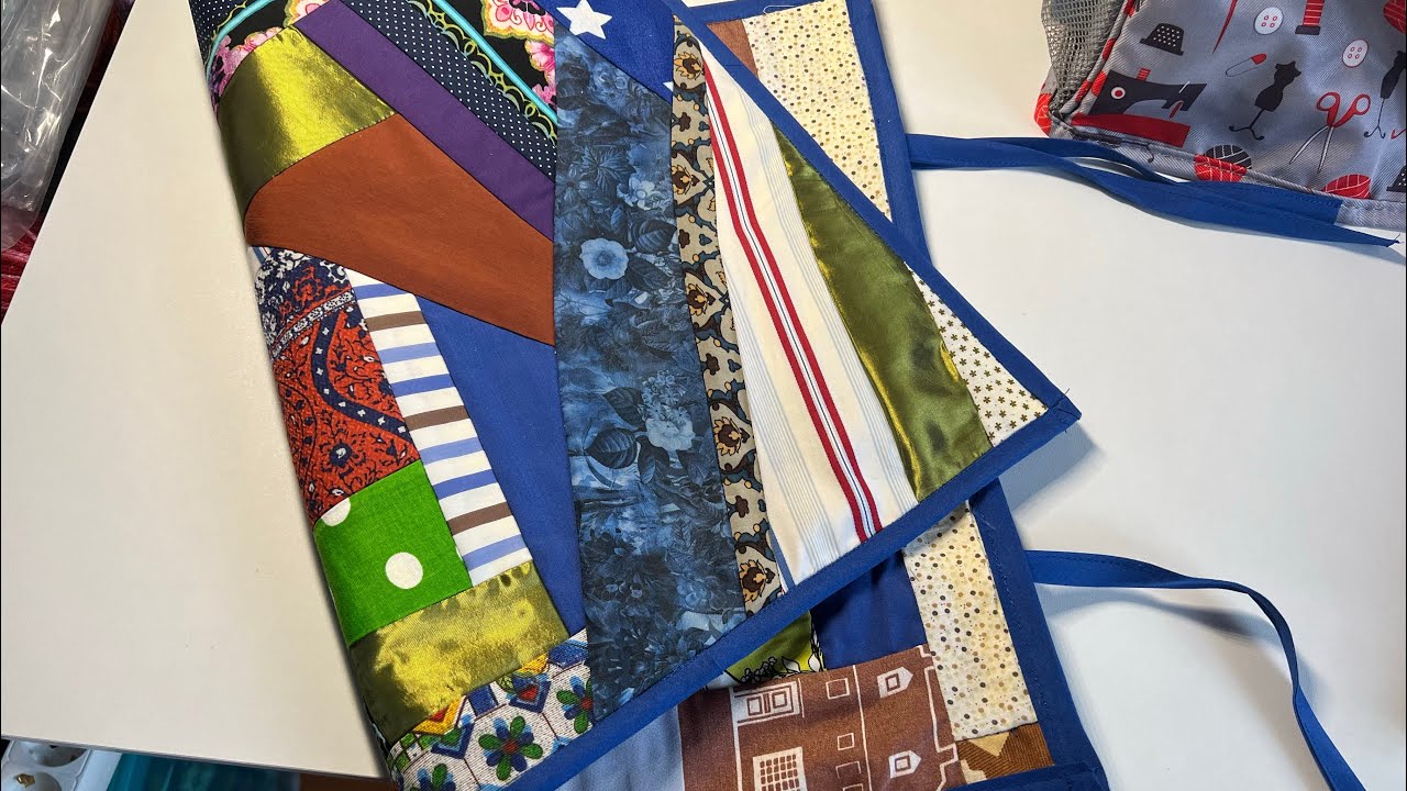 ✅Tutorial: Rulo para guardar proyectos de Punto De Cruz en técnica Patchwork