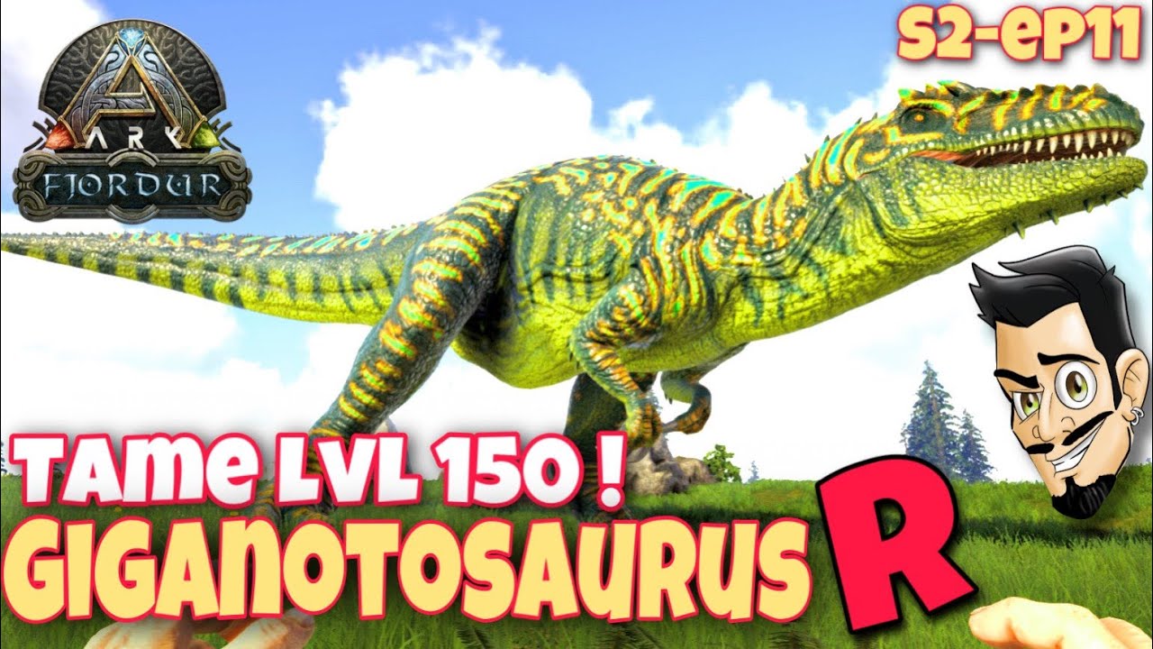 JE TAME LE GIGANOTOSAURUS R le plus DANGEREUX des carnivores ! ARK FJORDUR FR - ARK FR -