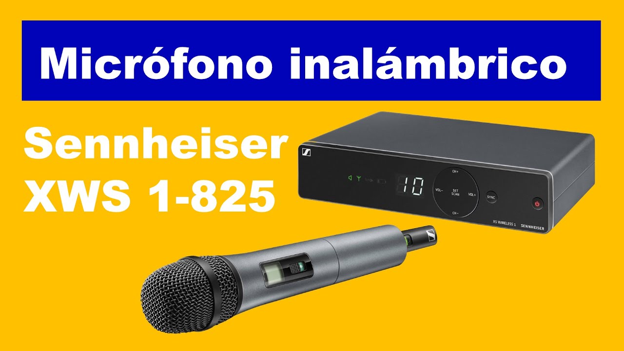 Sennheiser xsw -825 Micrófono inalámbrico - Review en español