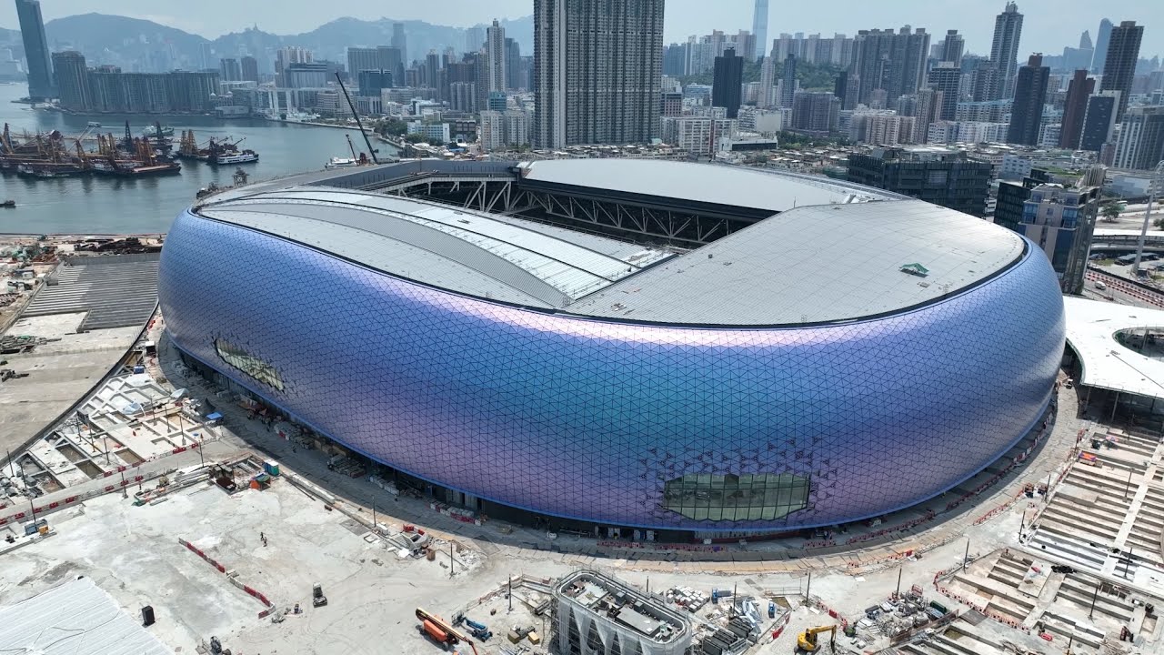 DJI Mavic 3 Classic 香港啟德體育園｜主場館(興建中)(Main Stadium｜Kai Tak Sports Park, Hong Kong)07082024
