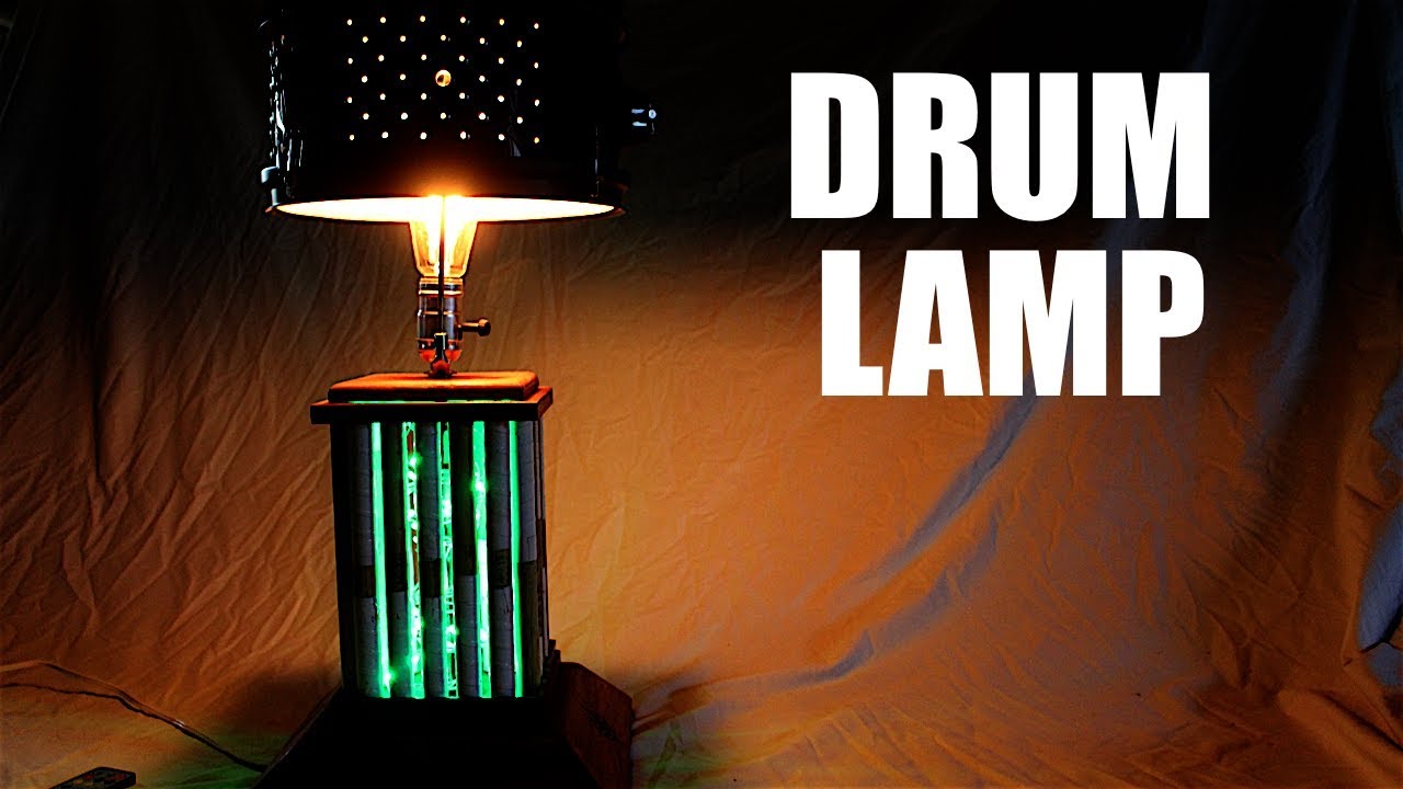 Drum stick Drum Lamp / Upcycling