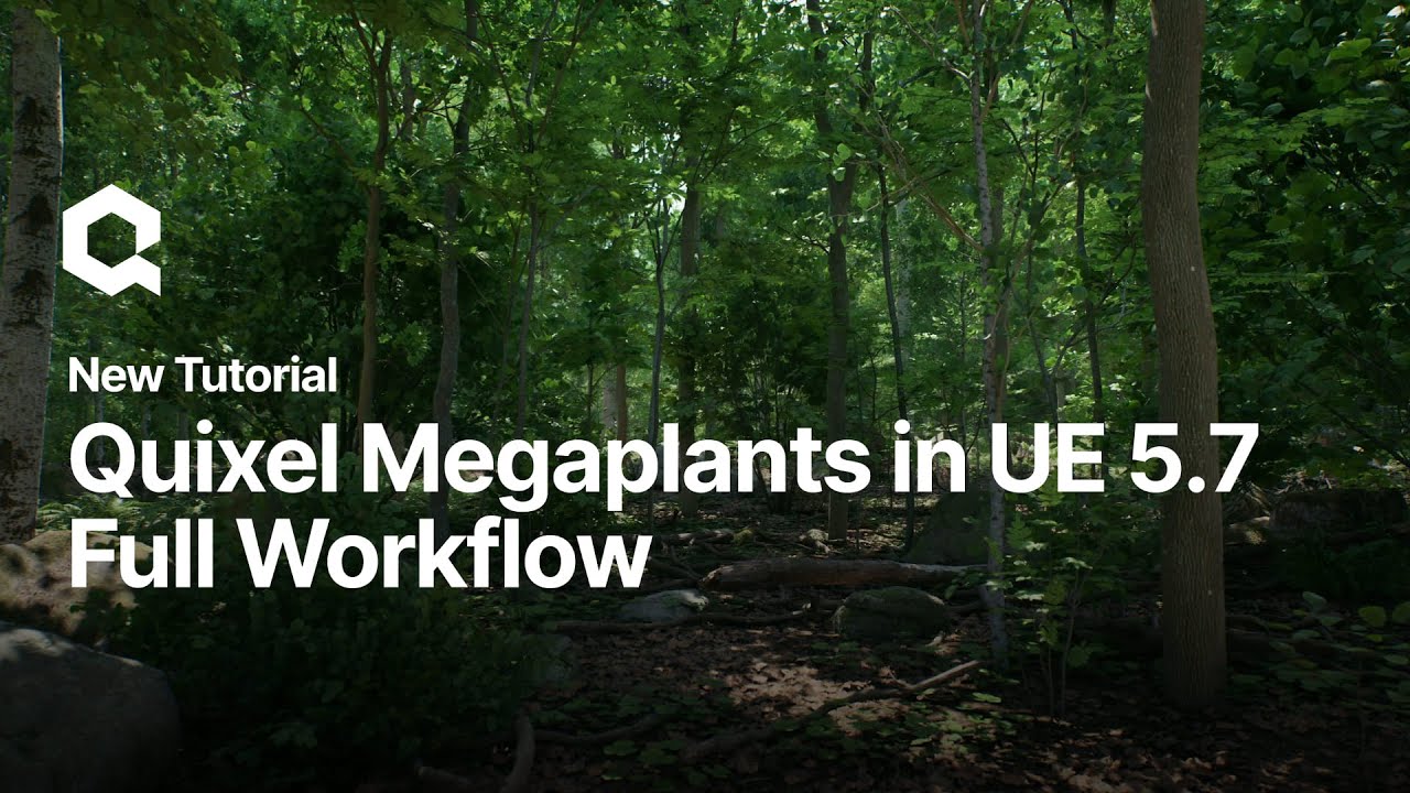 Quixel Megaplants in UE 5.7 - Full Workflow Tutorial for PVE (Procedural Vegetation Editor)