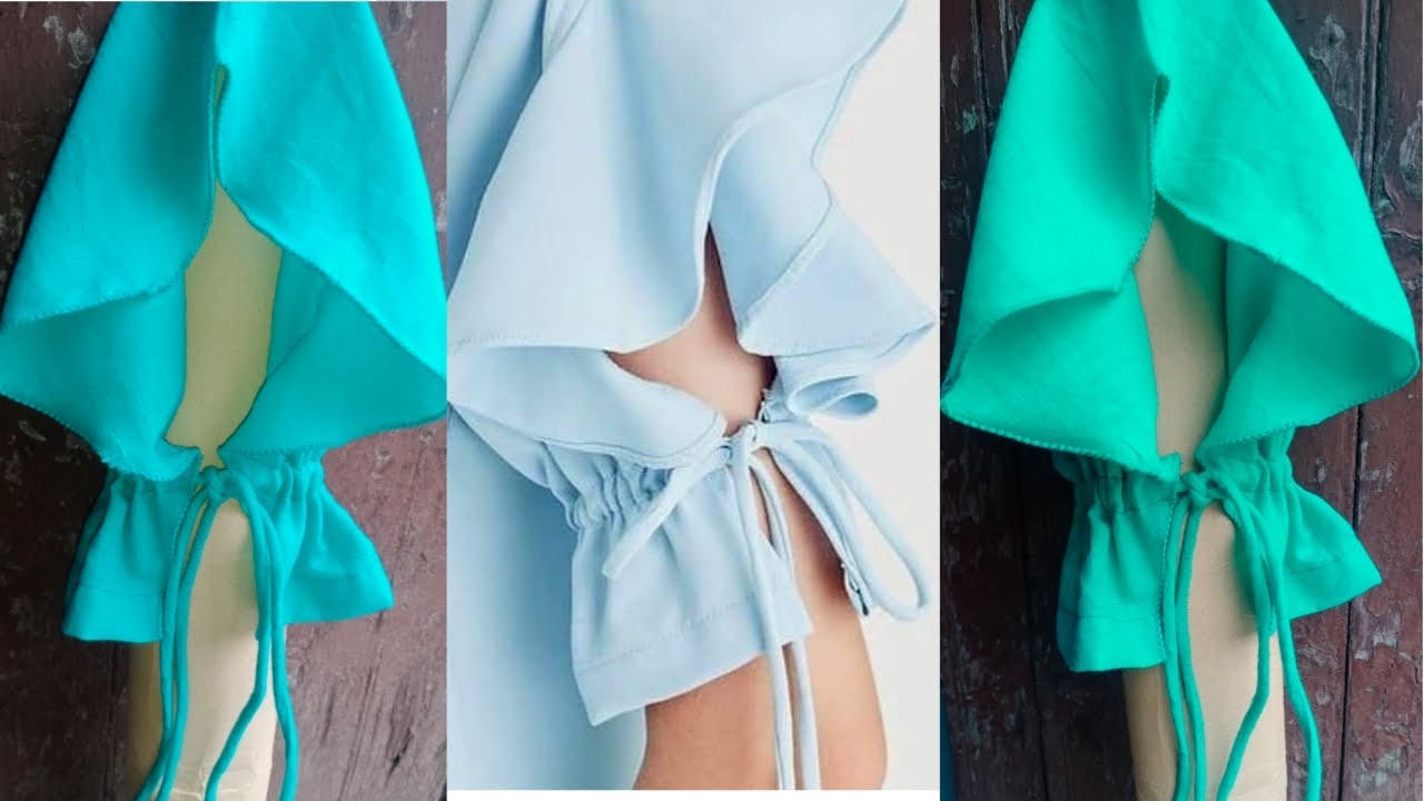 New Style Sleeves Design for kurti/Suit Cutting and Stitching Full Tutorial /Butterfly Sleeve Design