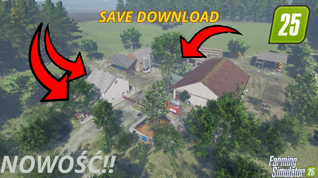 SAVE GAME FARMING SIMULATOR 25 ( MOD PACK ) MEGA KLIMAT