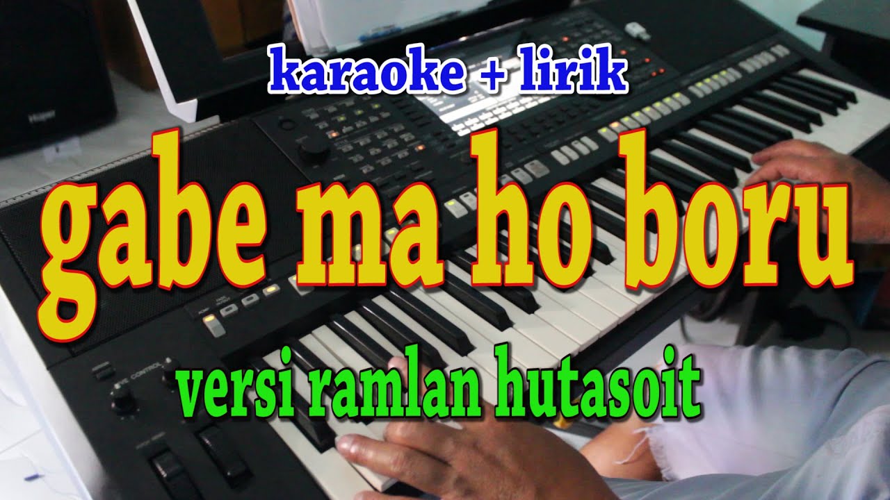 GABE MA HO BORU [KARAOKE] VICTOR HUTABARAT