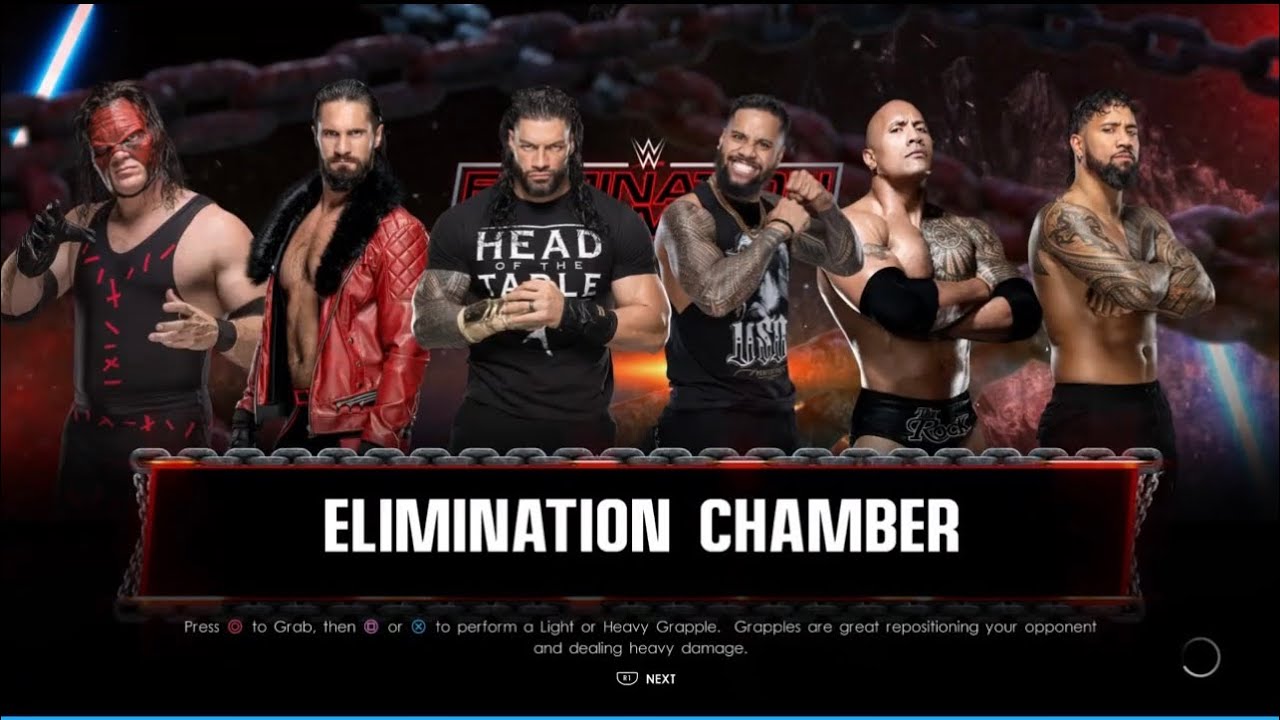 WWE GAMEPLAY (ELIMINATION CHAMBER)🤼‍♂️.