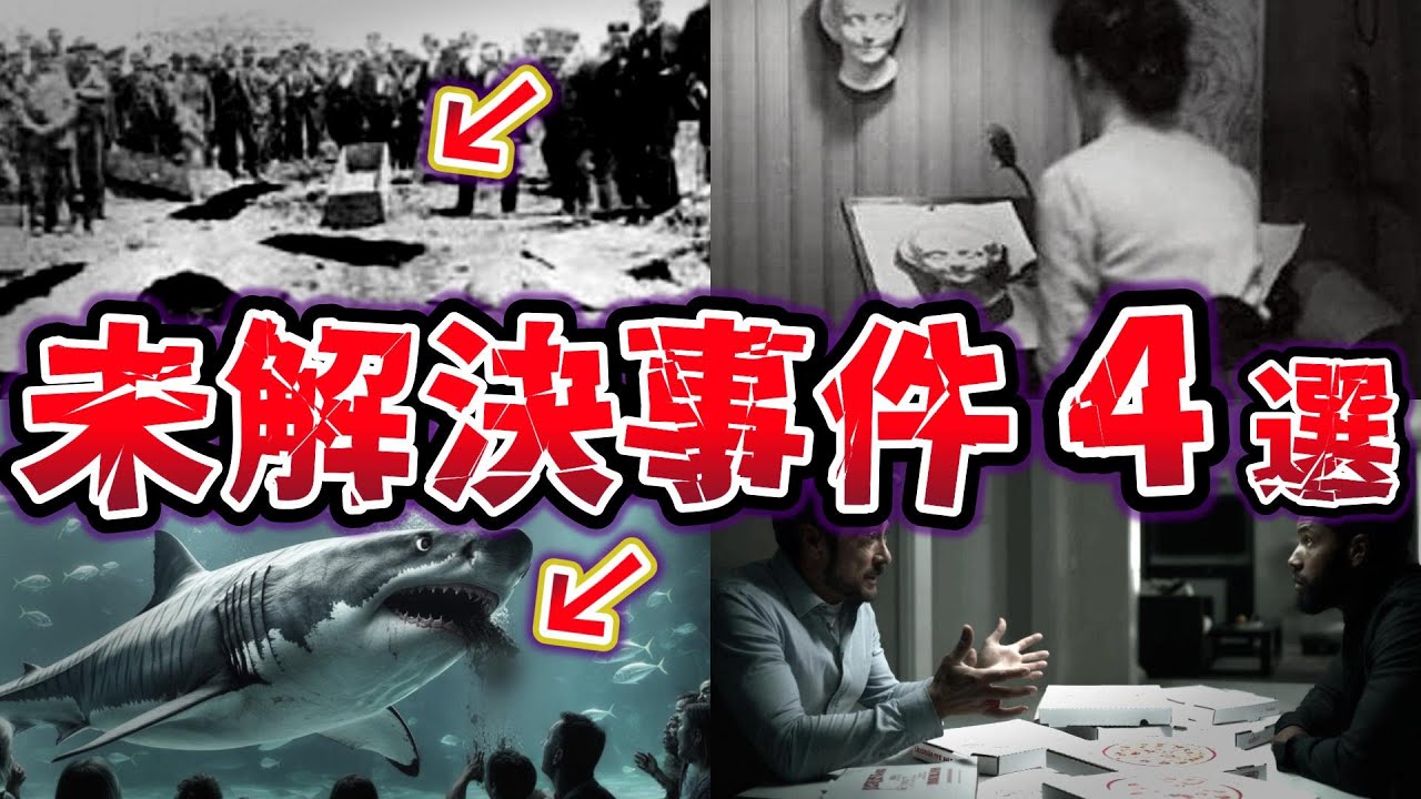 【ゆっくり解説】真実は迷宮入り 謎に包まれている!! 世界を震撼させた 未解決事件４選