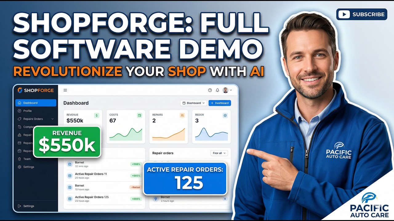 ShopForge &mdash; Auto Repair Shop Management Software Demo