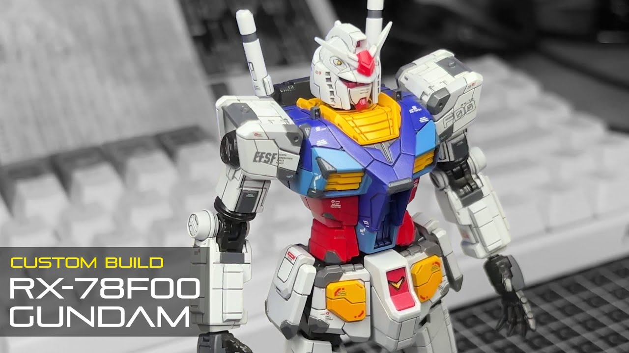 RX-78F00 Gundam - Gunpla Custom Full Build [Gundam Factory Yokohama]