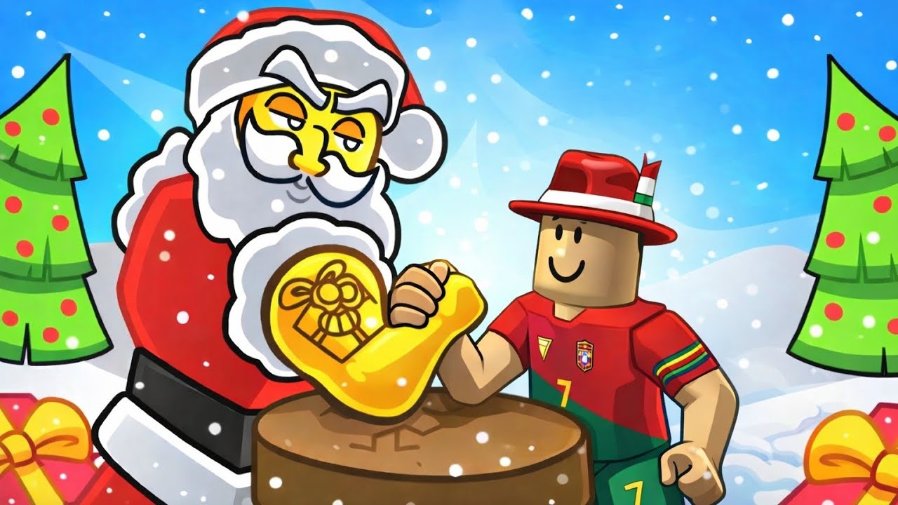 ŚWIĄTECZNY UPDATE W ARM WRESTLING SIMULATOR (ROBLOX)