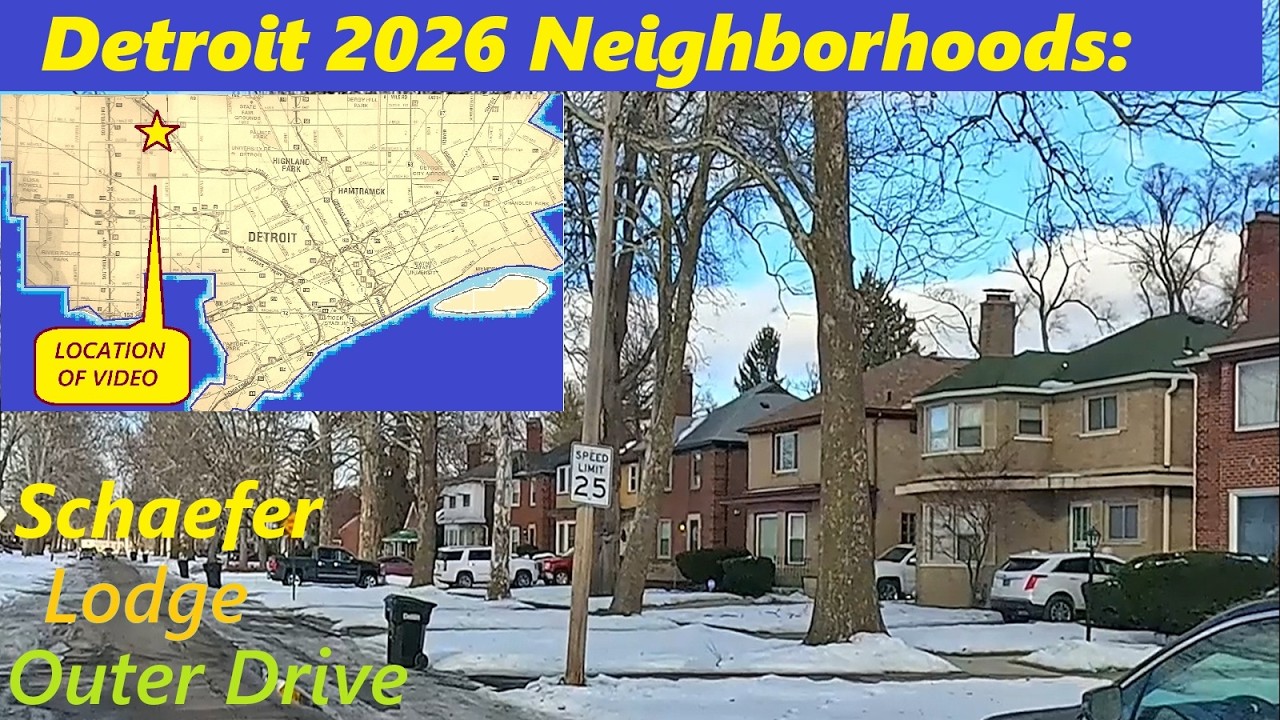 Detroit's West Side Schaefer-Lodge Area. Curtis. Lauder. Marlow. Feb, 2026. #detroitneighborhoods