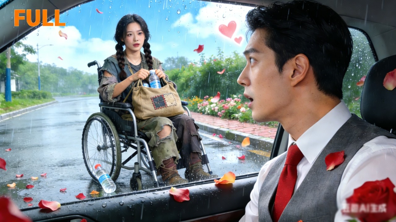 遭人嫌棄的乞丐帶著女兒撿垃圾，總裁從窗外看到了和他一模一樣的小女孩，立馬認出這是他的女兒，停車將她們帶回家寵愛！