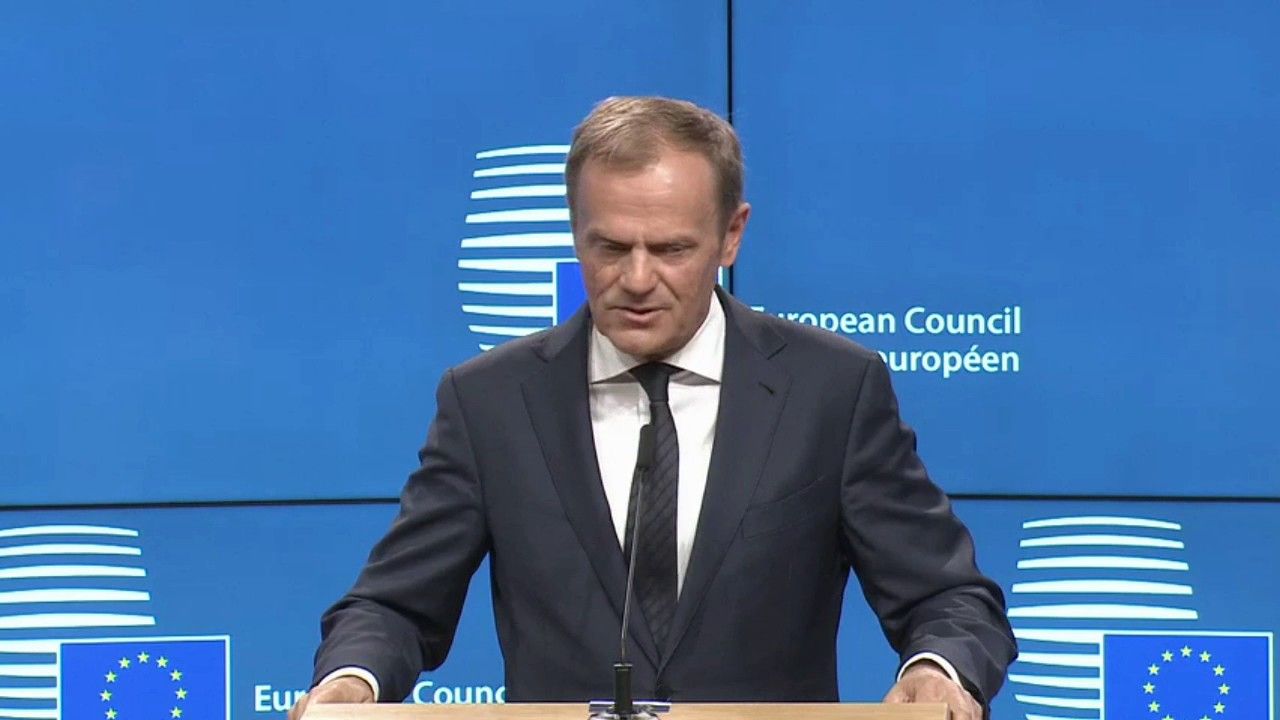 #Article50: 'We do not pretend that this is a happy day' Tusk