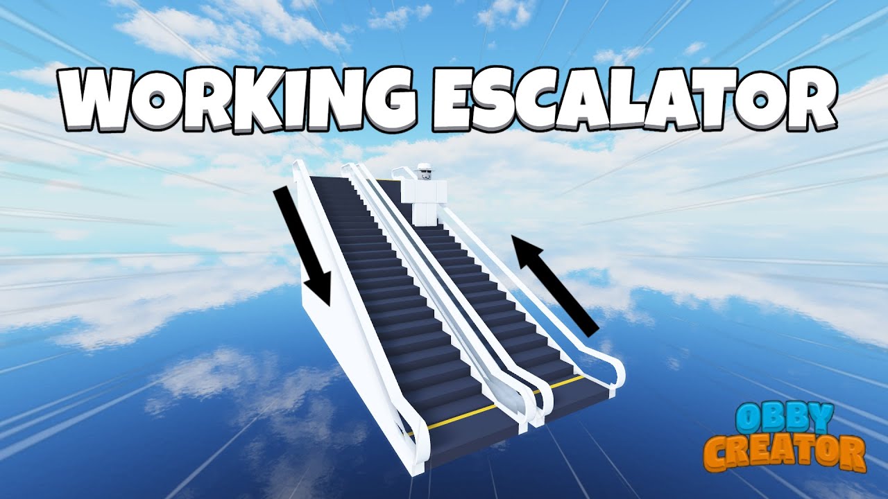 WORKING ESCALATOR (Roblox Obby Creator)