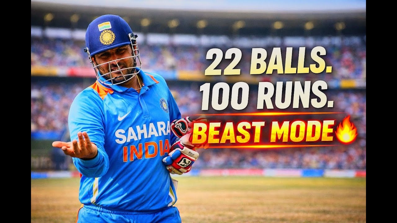 22 Balls. 100 Runs. | When Virender Sehwag Went Into Beast Mode 🔥