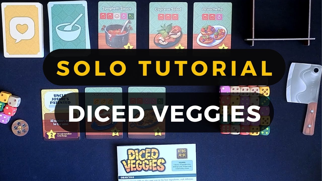 Diced Veggies Solo Mode Tutorial | DaniCha