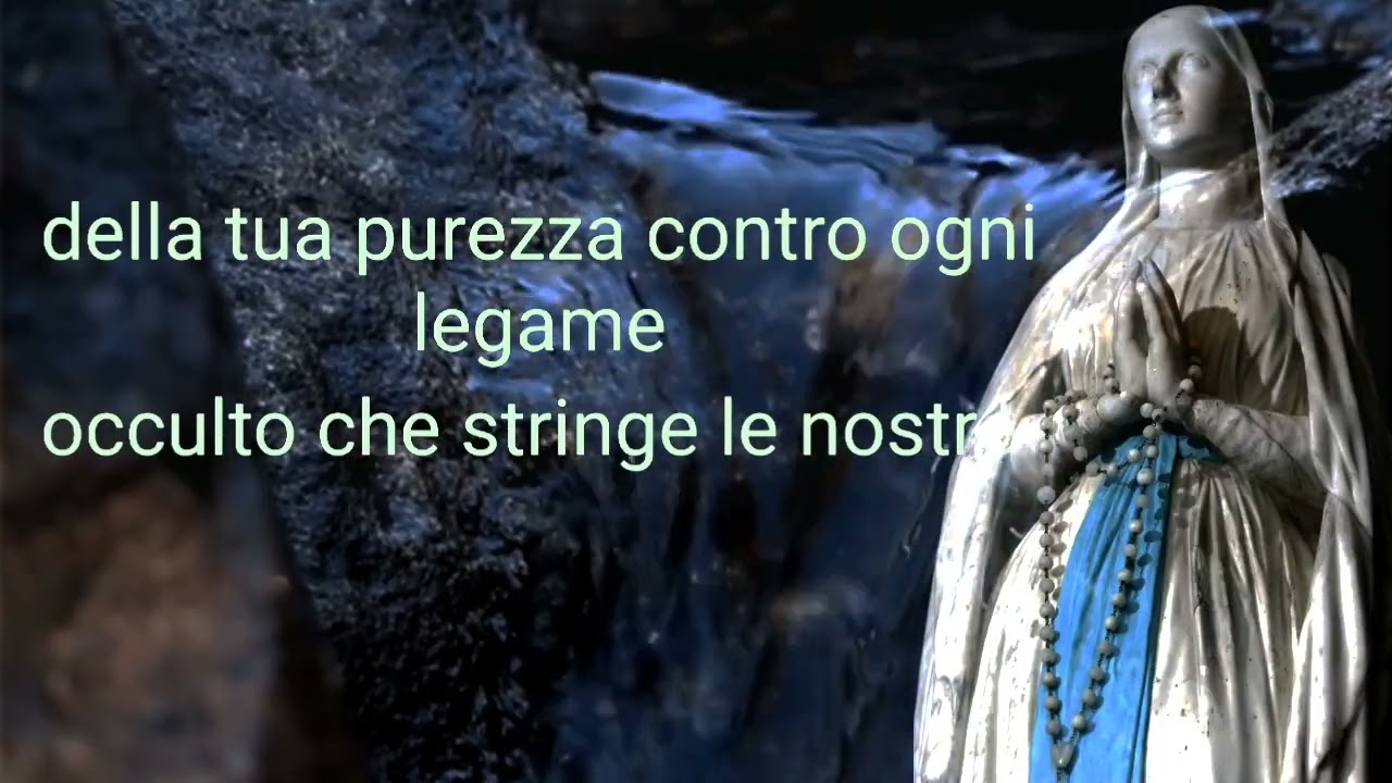 L'INVINCIBILE TOTALE SUPPLICA ALL’IMMACOLATA DI LOURDES PER LO STERMINIO DEL MALE 
